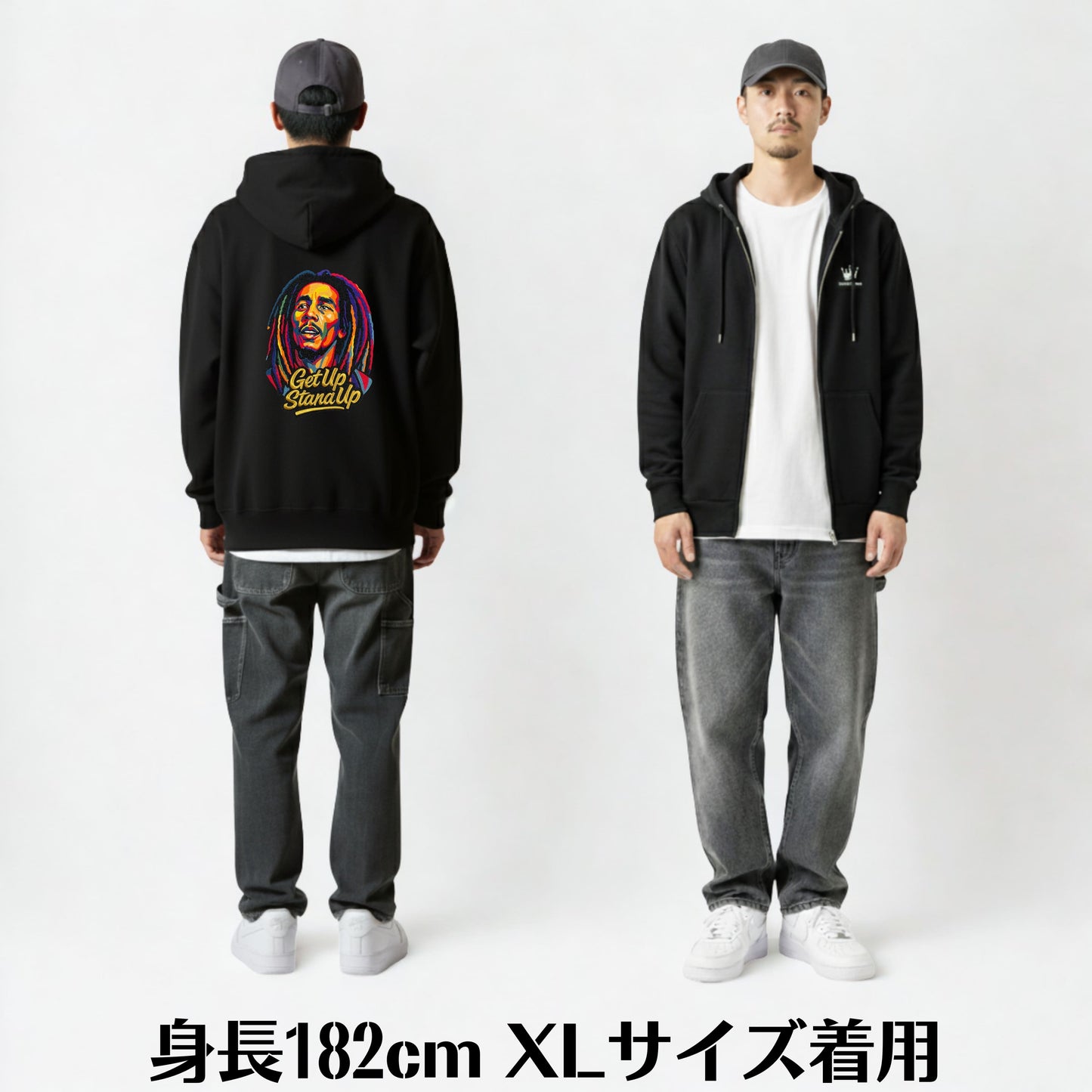 Get Up Stand Up Full Zip Hoodie