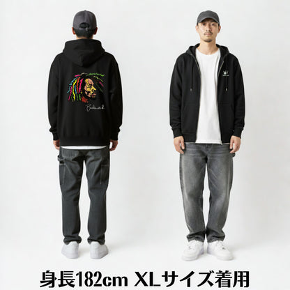 Rasta Icon Full Zip Hoodie