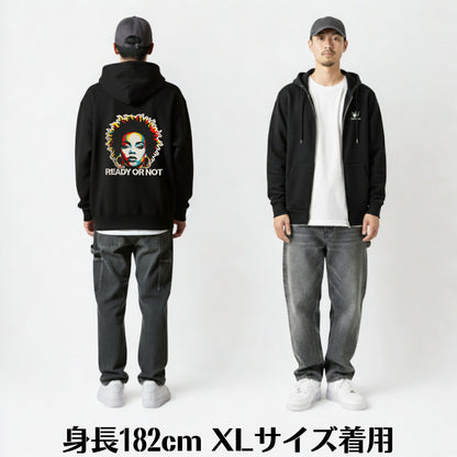 READY OR NOT Full Zip Hoodie
