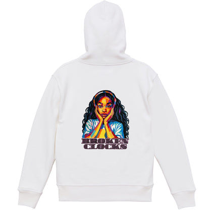 BROKEN CLOCKS Full Zip Hoodie