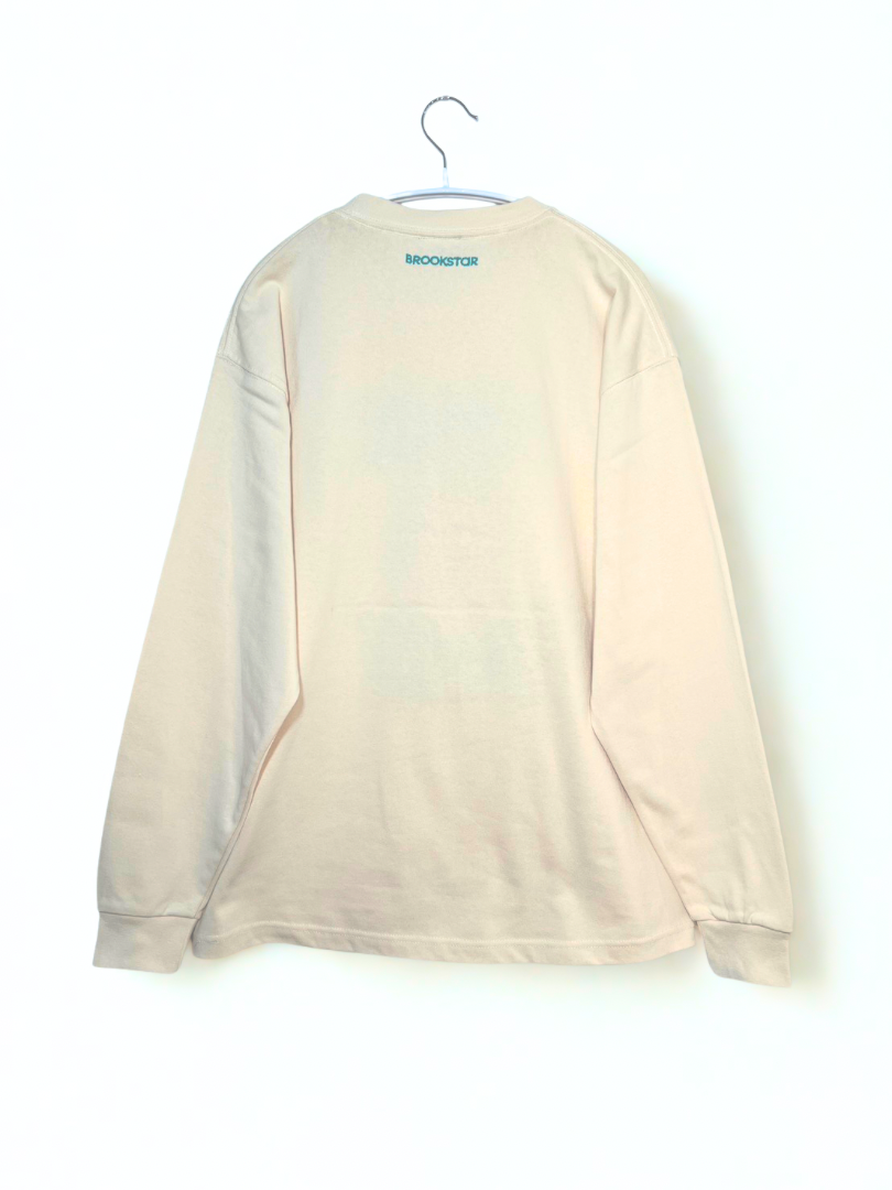 1点のみ【NEXT LIFETIME】刺繍 ヘビーウェイトロングスリーブTシャツ（Mサイズ）