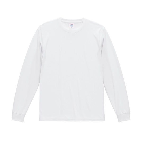 4.4オンス ドライスムース リサイクルポリエステル ロングスリーブ Tシャツ（代表色）